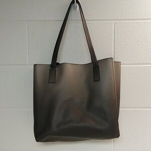 Ombre grey large heavy duty tote bag, office, travel, beach, sports, kids